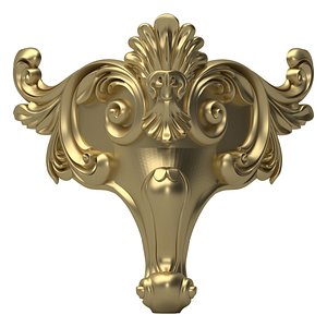 3D Carved Leg model