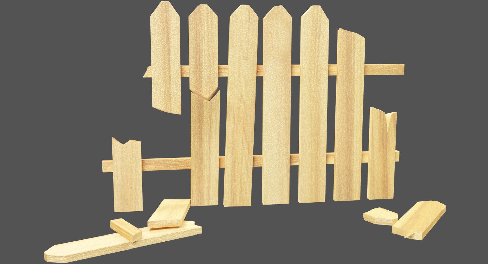 3D wooden fence segment broken https://p.turbosquid.com/ts-thumb/Pt/ICKv5k/3lVlw9C5/002/png/1521731990/1920x1080/fit_q87/75975cbfd7c37146ff95e646ccd1ab9735a9fbec/002.jpg