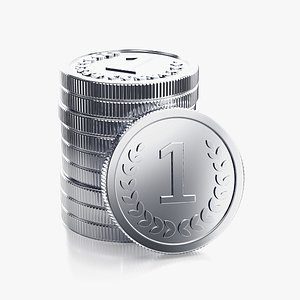 3d model golden coin