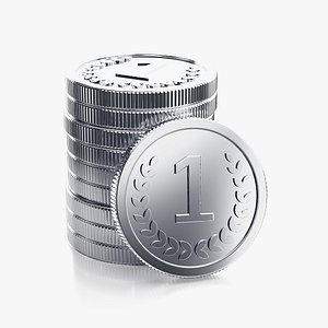 Abstract Currency Coin