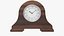 3d model fireside clock 1