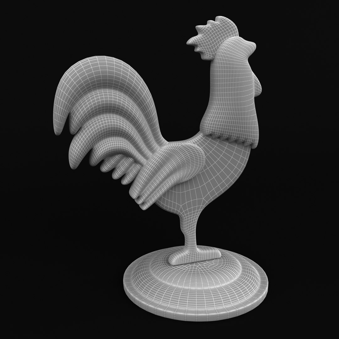 3d Model Chicken Sculpture