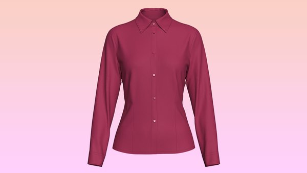 Formal women shirt 3D - TurboSquid 1931713