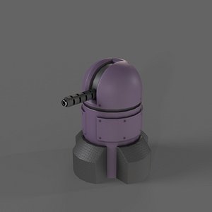 PBR Turret Gun 06 Purple