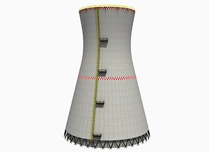 cooling tower 3D model