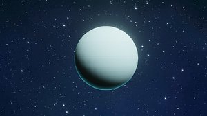 Stylized Planet Uranus 2k 4k 8k Textures
