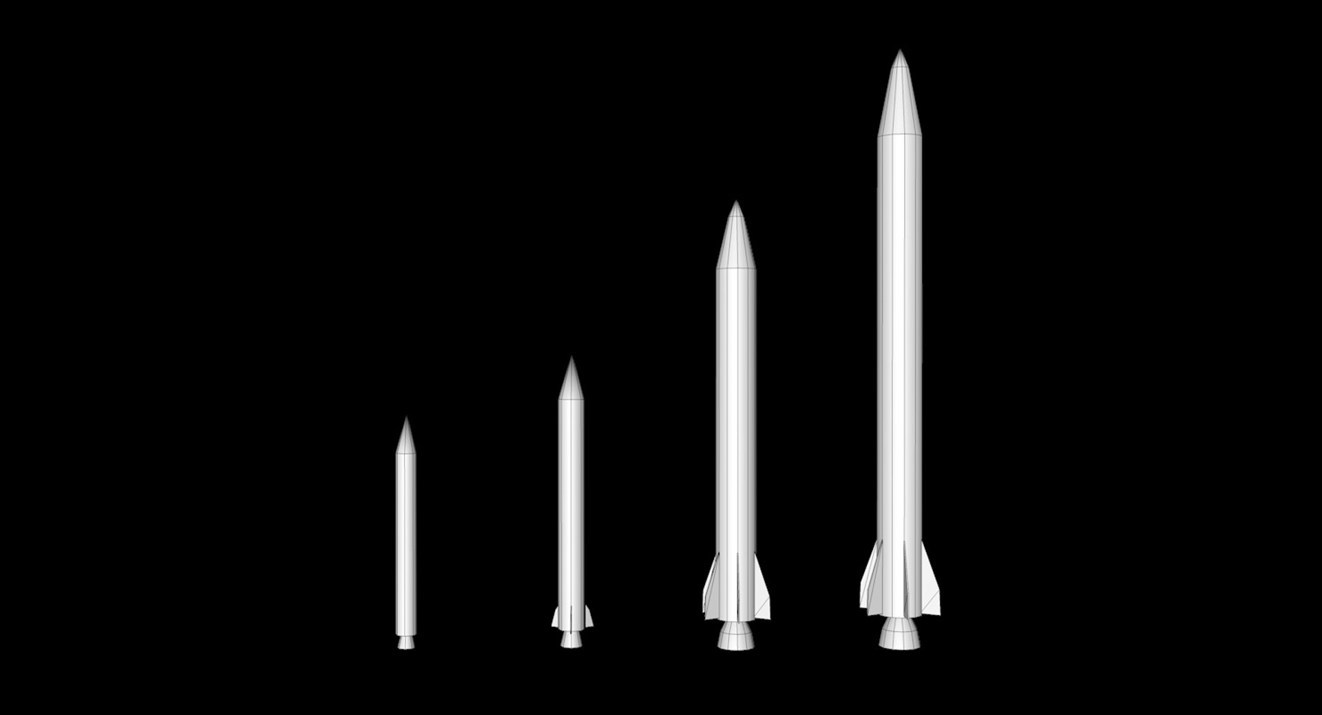 solid rockets - 3ds https://p.turbosquid.com/ts-thumb/Pt/owsUOm/EvRKuowq/07_solid_rocket1_low_poly/jpg/1445773900/1920x1080/fit_q87/4118ac5f8621704a200710768d6a7e146399b101/07_solid_rocket1_low_poly.jpg