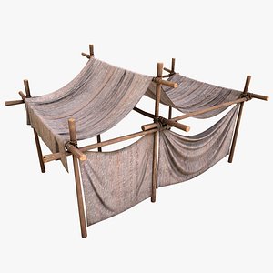 Medieval trade Fair Tent Stall Bazaar Merchant Market