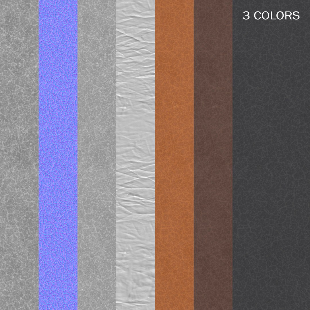 Bolia Textile Leather Quattro 3D model TurboSquid 2010966