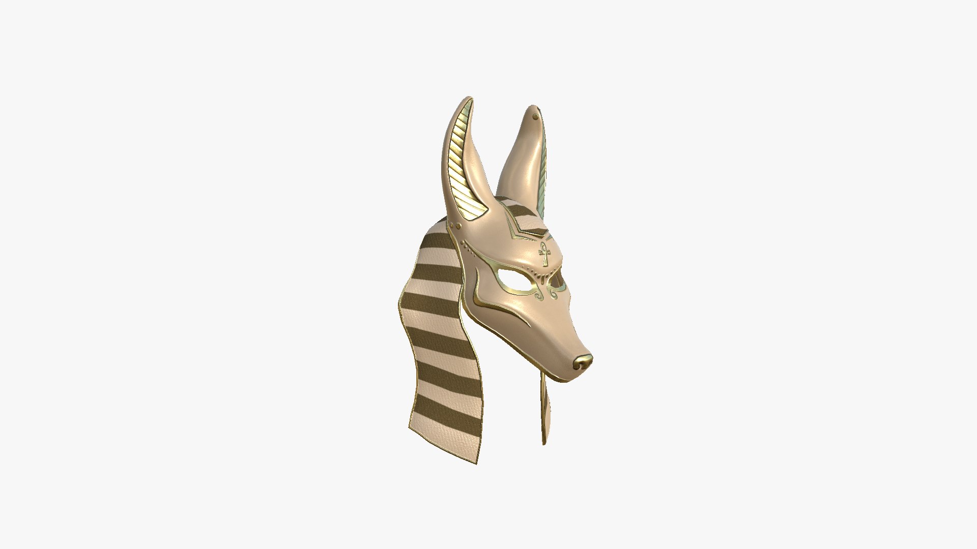 Anubis Mask A06 - Egyptian Gods Character Clothing 3D - TurboSquid 2190717