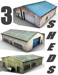 3 Old Sheds