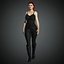 Hermosa mujer pelirroja realista 3D