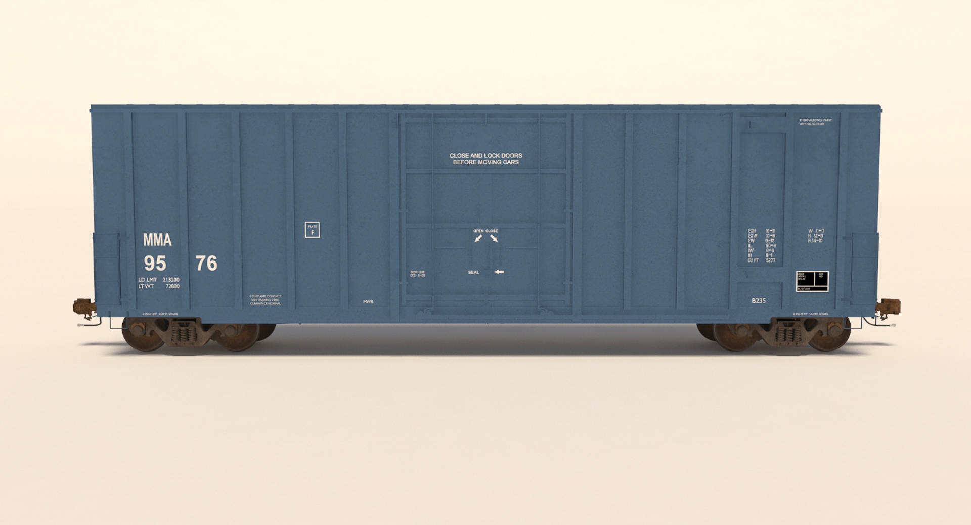 A405 Boxcar Rails Cargo Max