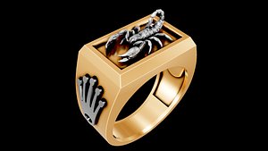 3D Scorpion ring