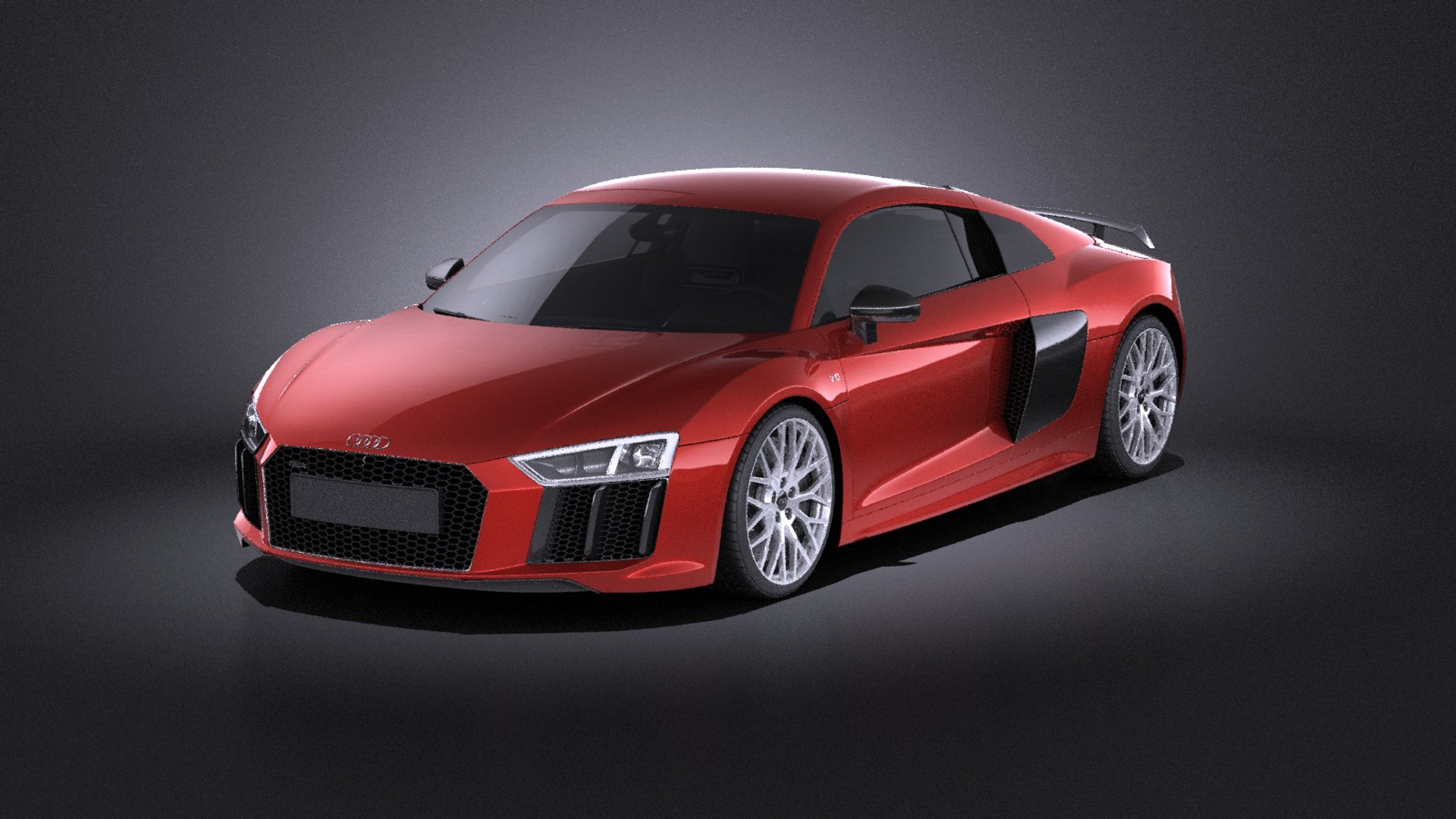 3d 2016 Audi R8