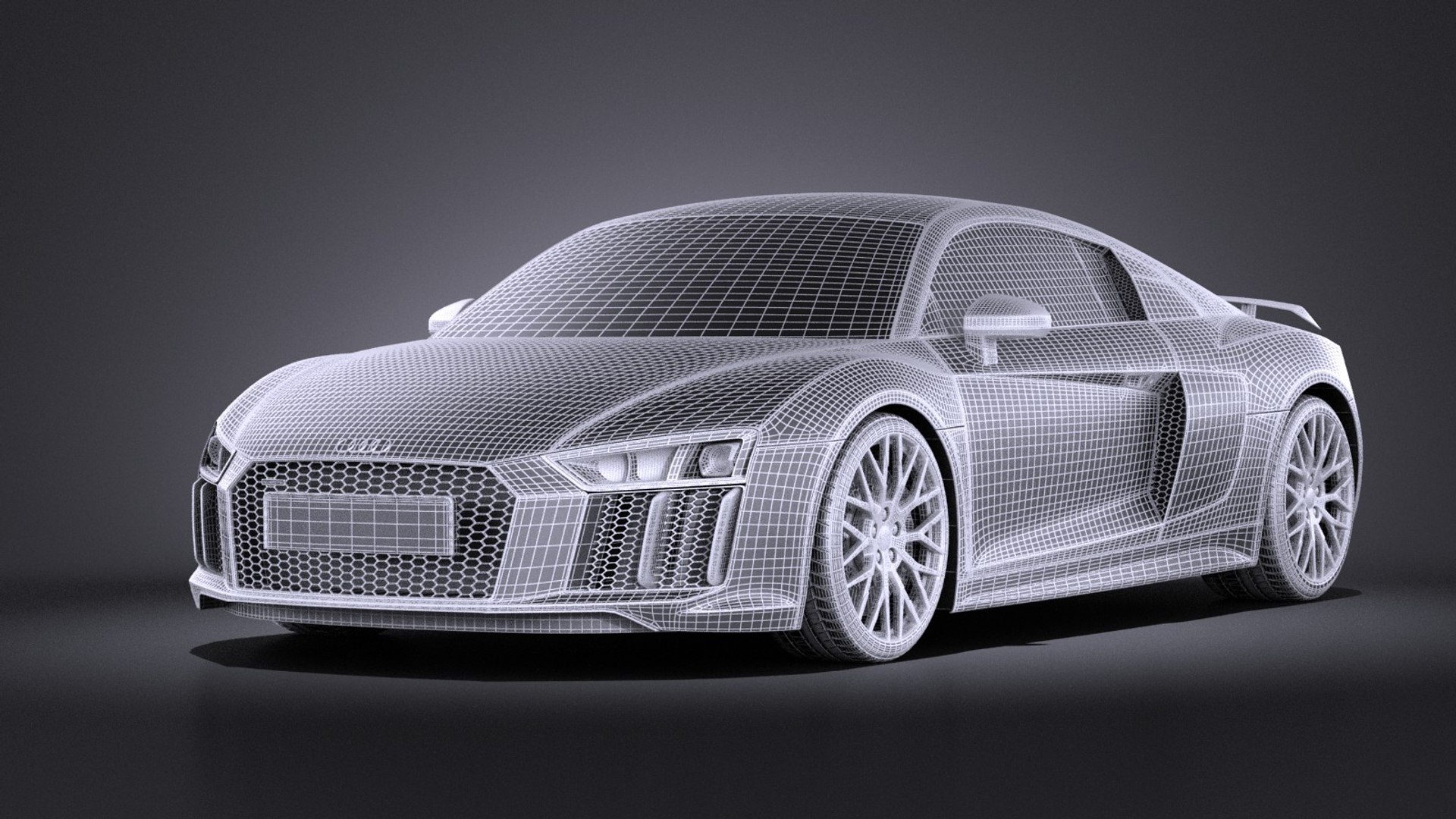 3d 2016 Audi R8