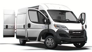 RAM Promaster e Van L2H2 HQ Interior 2025 3D model