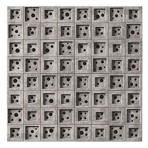 Stone panel n120a 3D model