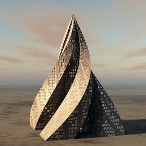 contemporary architecture building 3D
