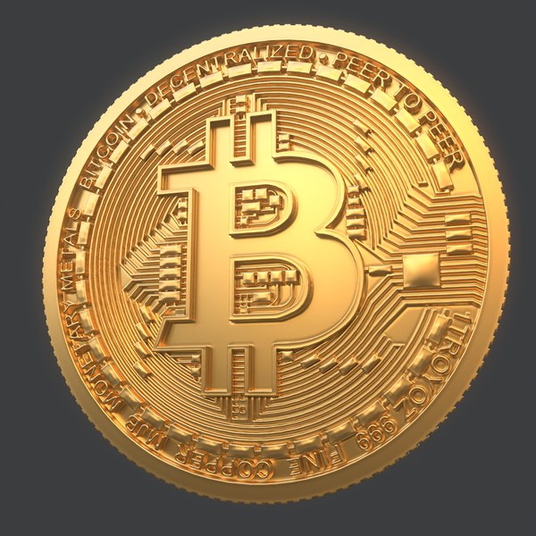 bitcoin coin bit 3D