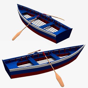 boat skiff 3D model
