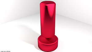 3d martial-art training equipment model