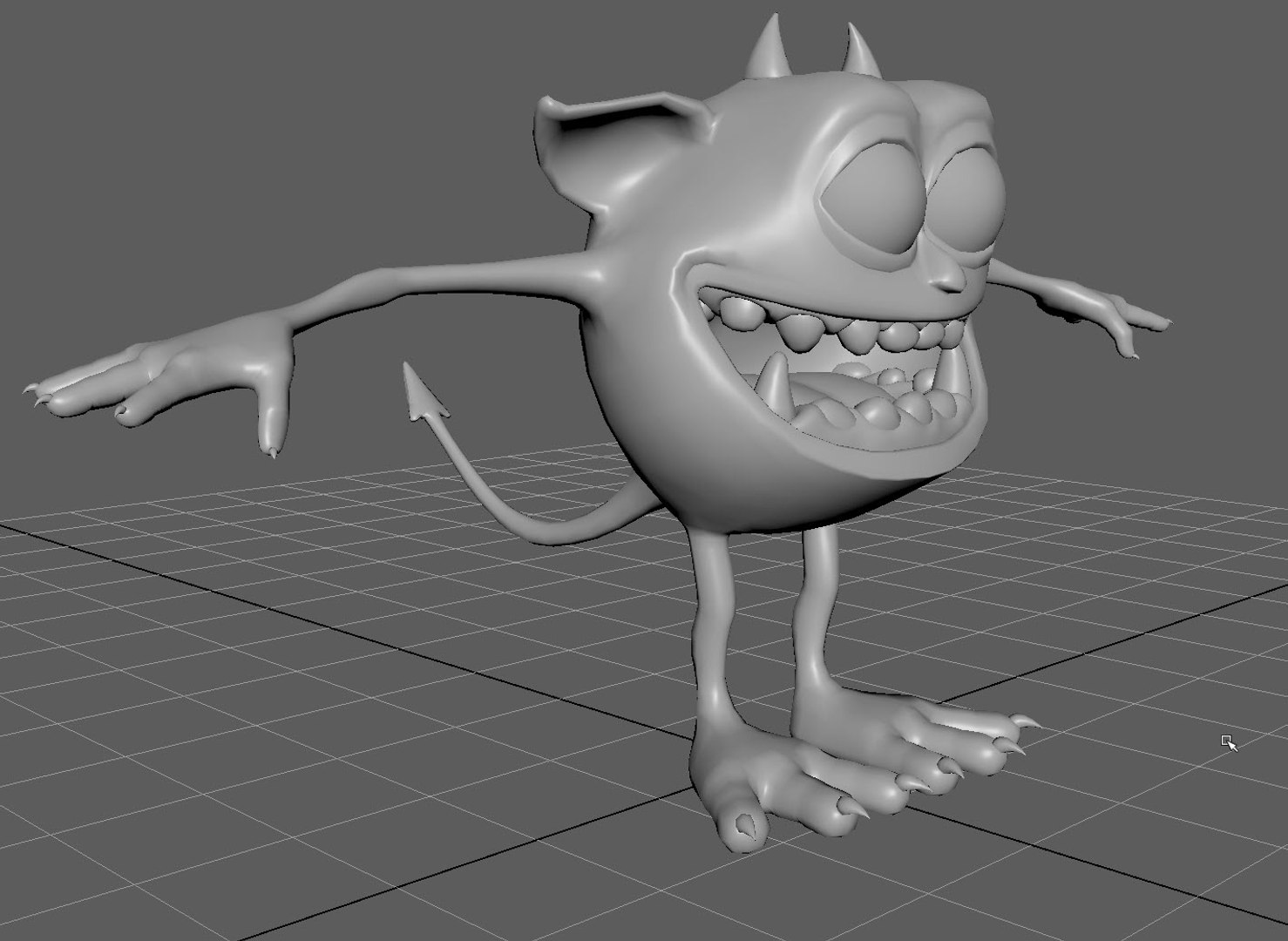 Small Creature Devil Model - TurboSquid 1222735