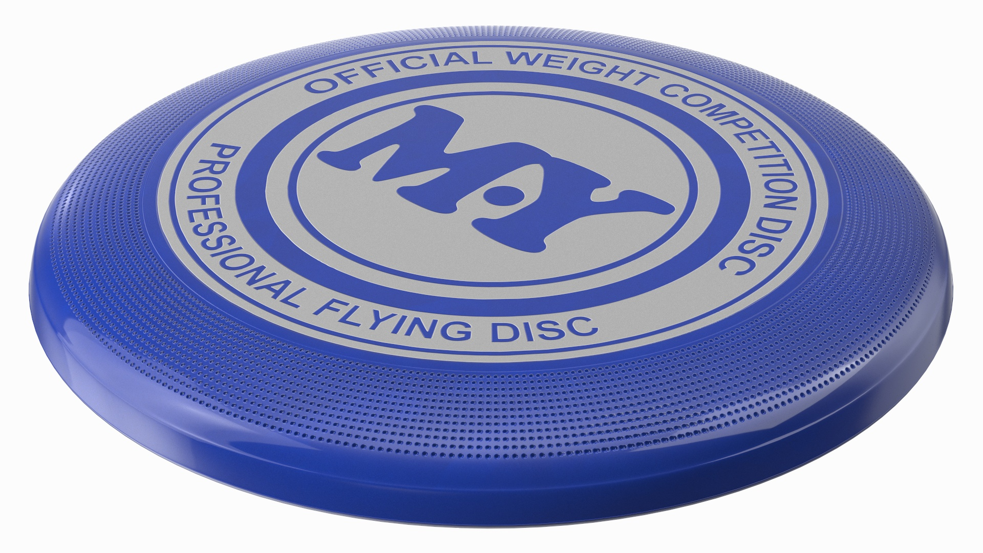 3D Model Professional Frisbee Disc Blue TurboSquid 2219455