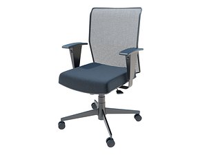 CADEIRA OFFICE ENCOSTO EM TELA BAIXA