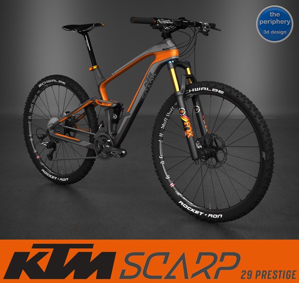 Cinemática Mezclado Recurso modelo 3d Bicicleta de montaña KTM Scarp Prestige 29 - TurboSquid 845065