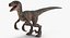 dinosaurs 4 rigged 3D model