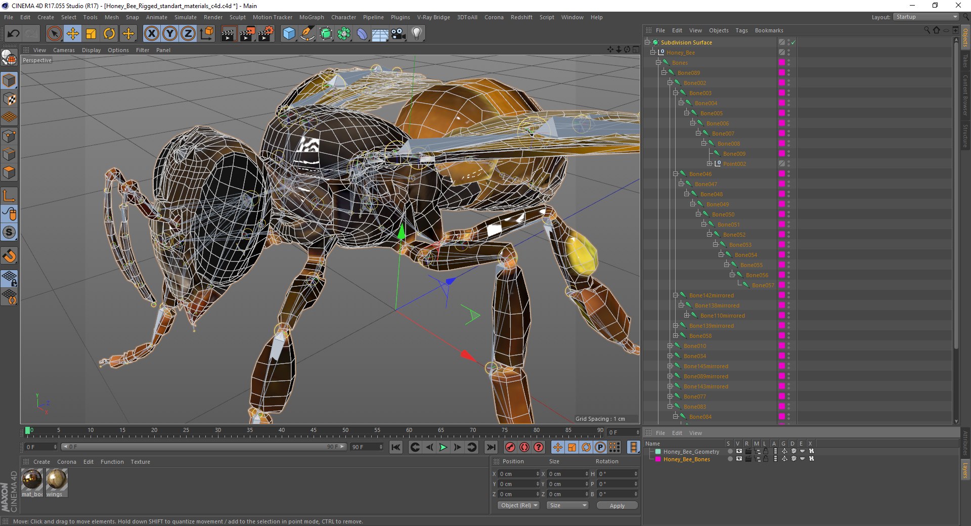 3D insects big 2 rigged model https://p.turbosquid.com/ts-thumb/Pu/dSCHdK/umiFarZK/honey_bee_c4d_03/jpg/1583561438/1920x1080/fit_q87/d799805f7a9005c9e175e70c8ec9fac240c9e433/honey_bee_c4d_03.jpg