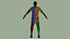 T-Pose Rigged Килиан Мбаппе Реал Мадрид