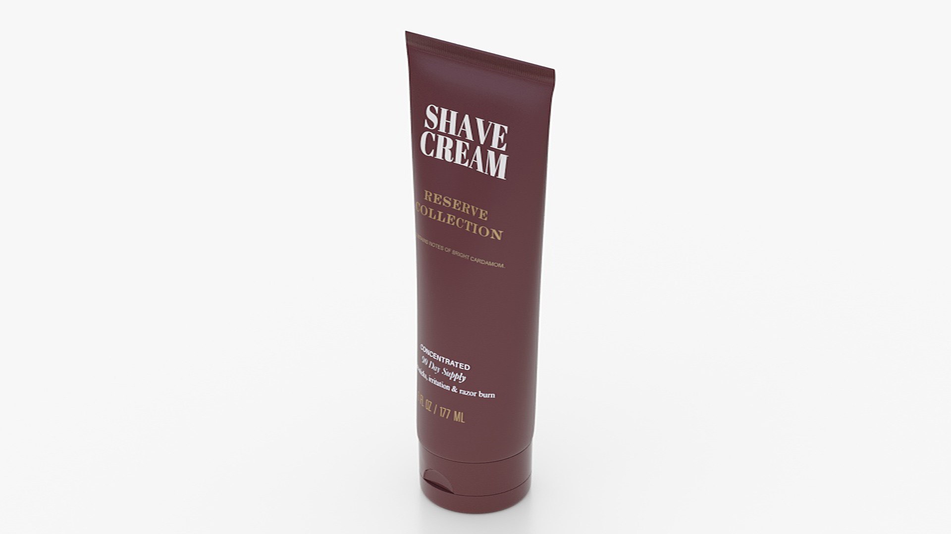 Shaving Cream 3D model preview