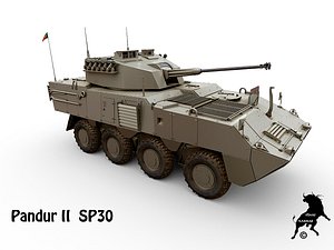 pandur ii sp30 3d model