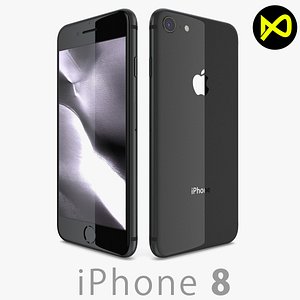 3D apple iphone 8