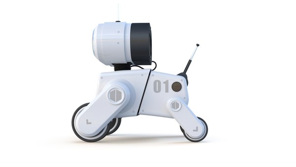 modelo 3d Pack de modelos 3D de robots adorables: personajes de alta ...