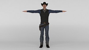 3D model Cowboy