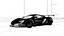C4D Octane McLaren P1 rendu viaduc de la ville de course sur autoroute