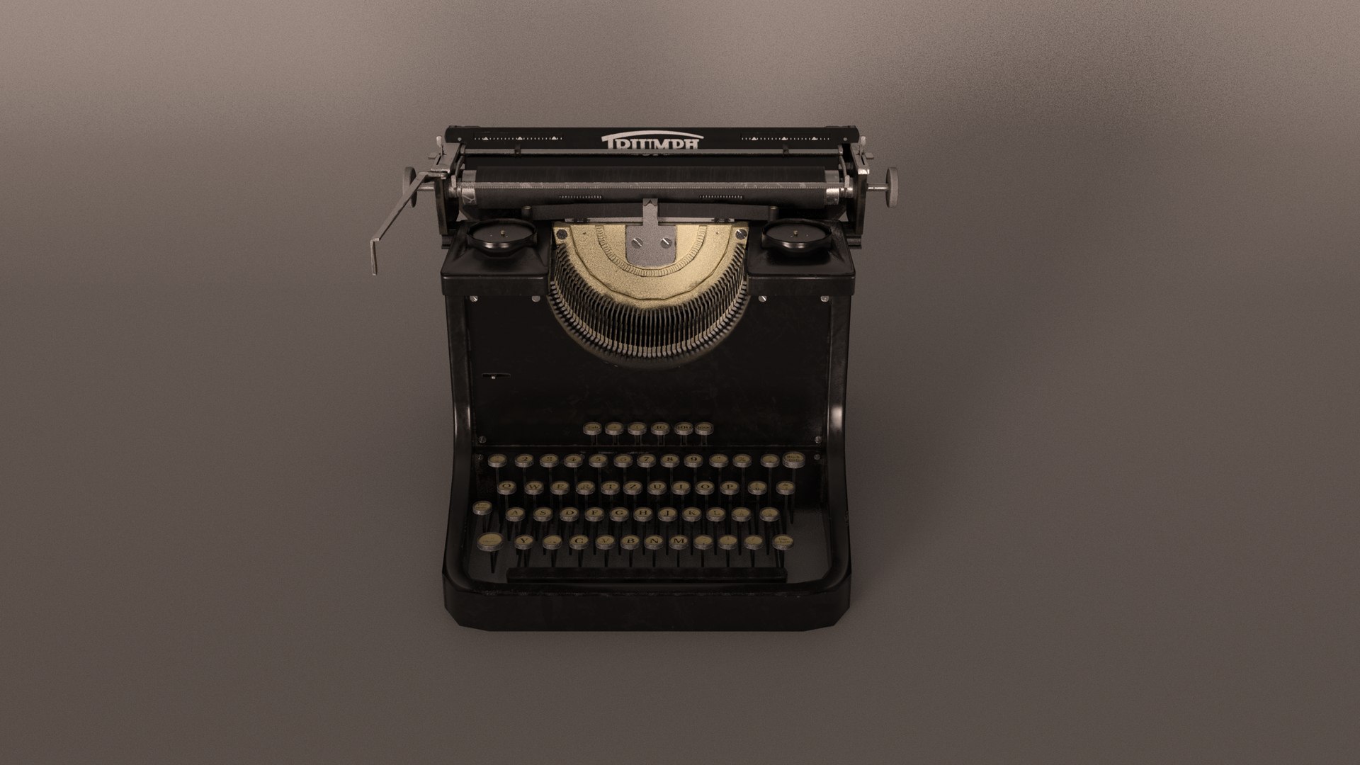 Triumph Typewriter 3D Model - TurboSquid 2205791