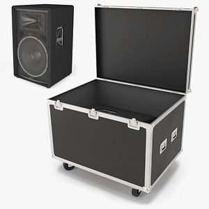 FCE126HD Audio Transport Flight Case with Passive Speaker