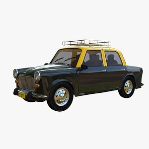 3D ambassador taxi car model