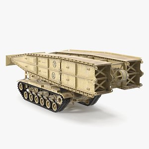 3D M60 A1 AVLB Armored Bridge model