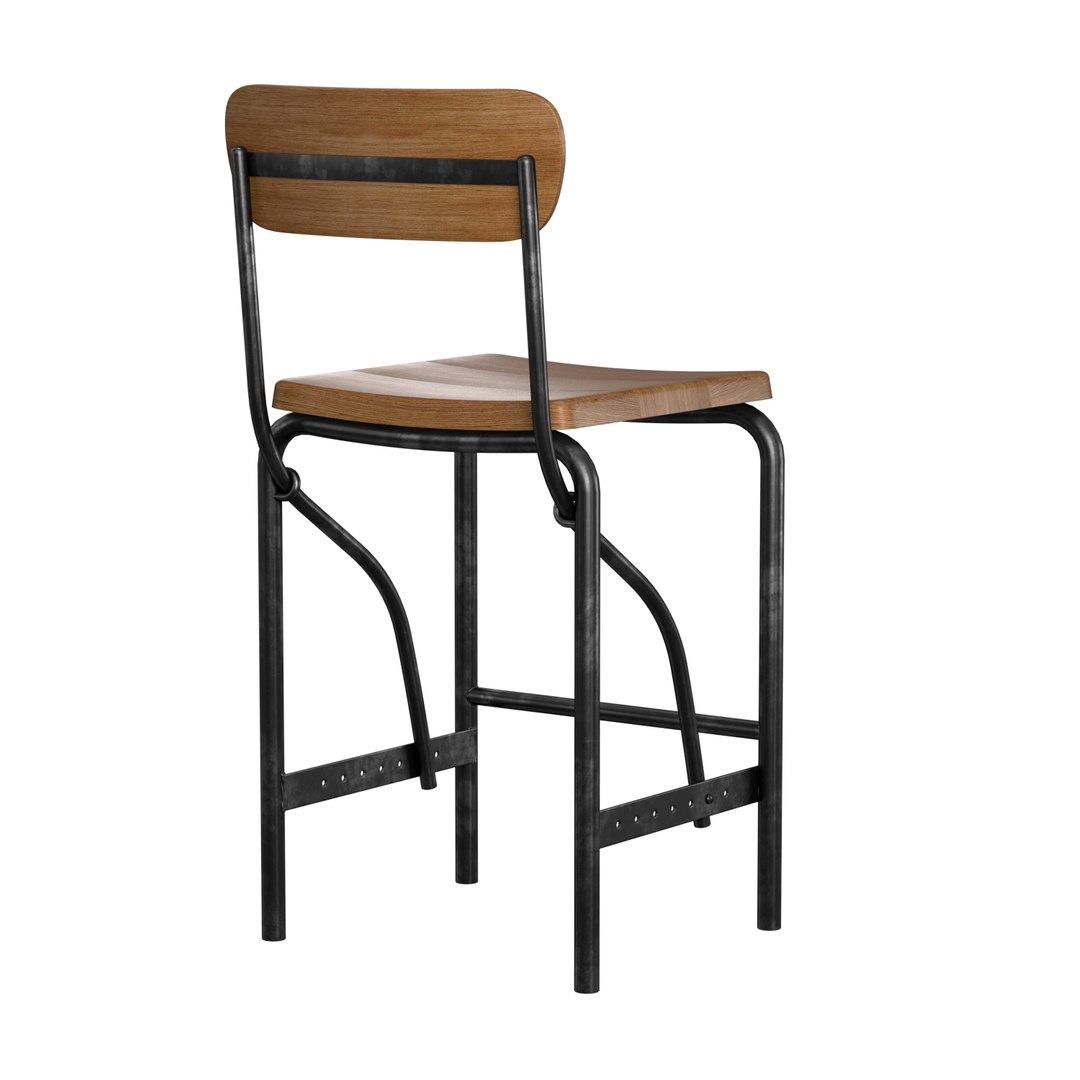 3D Solene Bar Stool Model - TurboSquid 1640021