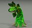 carnivorous plant (2) animated LOW HIG polygons