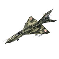 MIG-21 Fishbed - cold war era fighter - free
