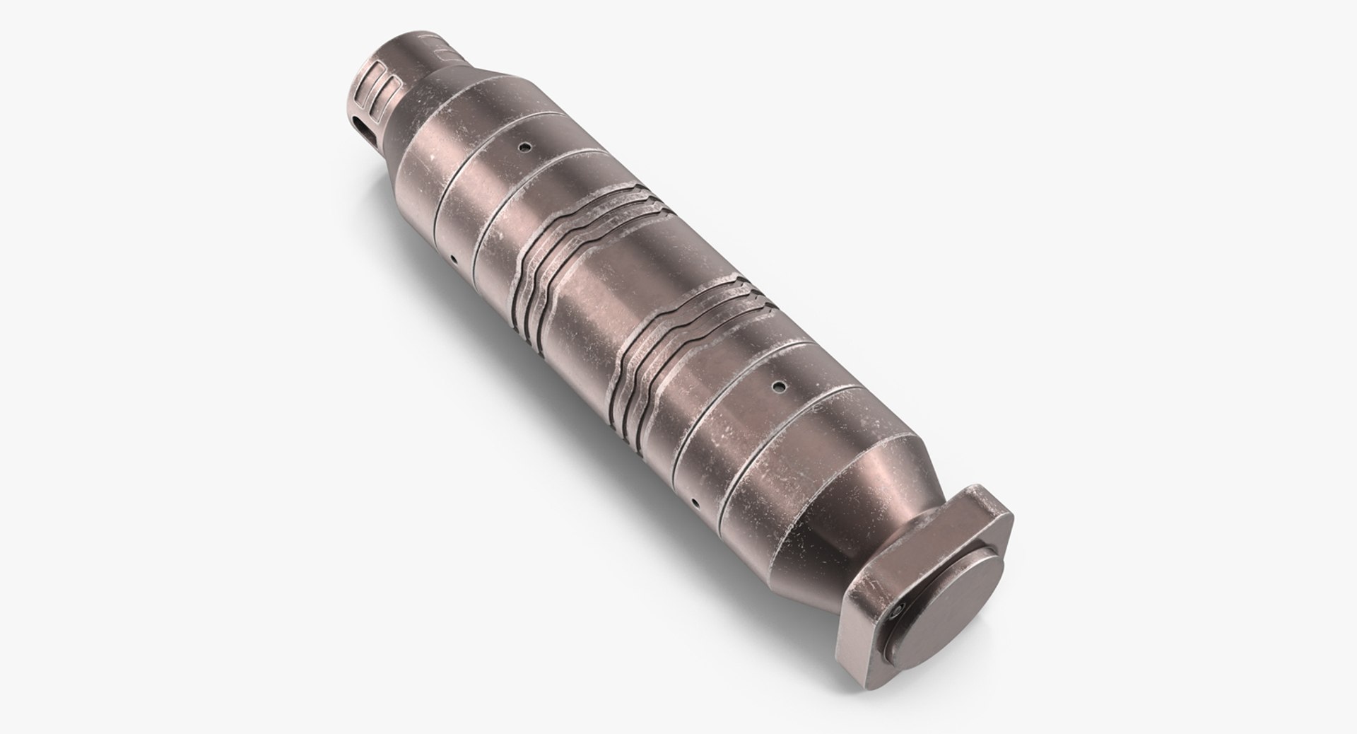 Sci-Fi Anodized Piston 5 3D Model 3D model preview