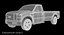 pickup f-250 trucks 3D model