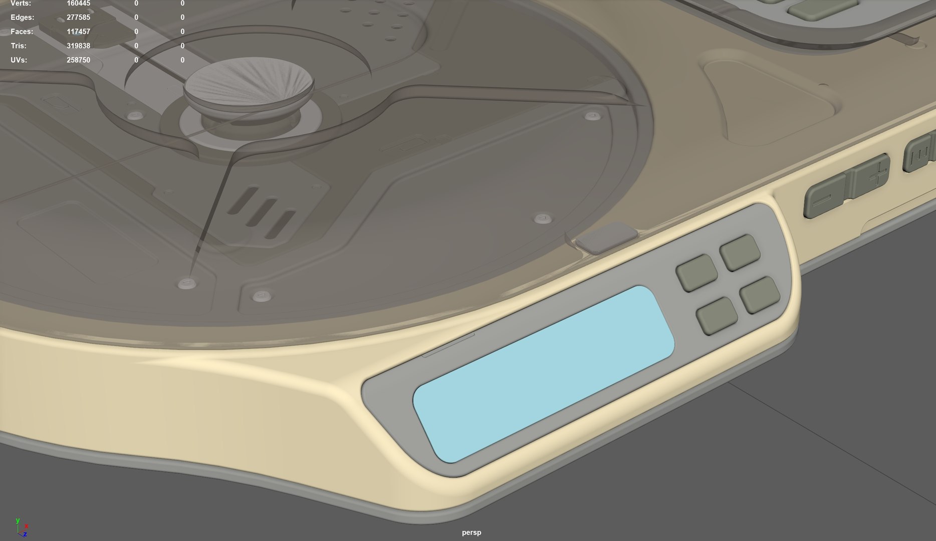 3D Model Disc Music Player - TurboSquid 1877633