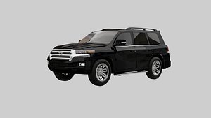 3D Toyota Land Cruiser 200 model